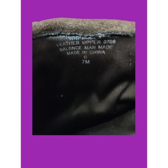 Nine West brown suede ankle bootie 3-inch heel size 7 medium - Picture 6 of 6